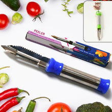 2in1 Multi-Purpose Stainless Steel Peeler With Hanging Ring For Vegetables, Potato Peeler, Carrot, grated, Suitable for Peeling and shredding Fruit and Vegetables Kitchen Accessories, Piller (1 pc)ï¿