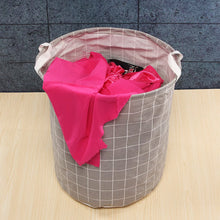 Folding Laundry Basket Round Storage Bag (1 Pc / 40 �� 30