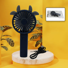 17731��Portable Small Electric Fan Handheld, USB Rechargeable Mini Student Handheld Class Personal Fan (1 Pc / Mix Color Des