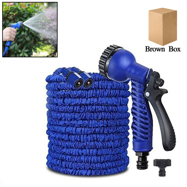 Expandable Magic Garden Hose with Spray Gun