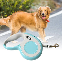 Retractable Dog Leash, Pet Walking Leash with Anti-Slip Handle, Strong Nylon Tape, Tangle-Free, One-Handed One Button Lock & Release, Suitable for Small / Medium Dog Or Cat, 16.5 ft (5 m)ï¿