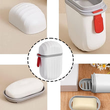 Stylish and Practical Soap Holder for Travel�� Soap Box With Secure Seal and Non Leak Design Stylish Soap Box for Home, Bathroom, Hiking, Travel, Camping��Capsule Soap Bo