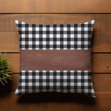 Pillow Covers, Leather & Cotton Cushion Covers (17 �� 17 Inch / 1 Pair / 2