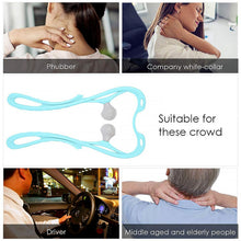 Neck Shoulder Massager, 33��18 cm Portable Relieving the Back for Men Relieving the Waist Women (1