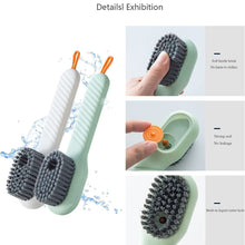 Multifunctional Scrubbing Brush with Liquid / Soap Dispenser, Cleaning Brush with Liquid / Soap Dispenser, Shoe Brush for Cleaning, Cloth Cleaning Brush with Handle��Liquid Shoe Brush For Shoe Clothes (1