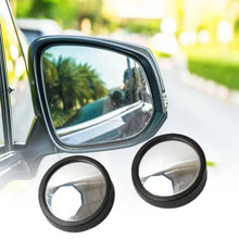 Car Blind Spot Side Mirror Round HD Glass Blindspot Mirror Convex Rear View Mirror,��Car Mirror Accessories Suitable to All Cars, Frameless Design (2 Pcs