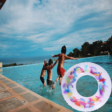 Swim Ring, For children, Conveniently Portable, Feathers, Swimming Ring, For Water Play, For Beaches, Swimming, Summer Vacation (1 Pc)