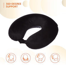 8512��3 in 1 Comfortable Travel Sleeping Kit, Neck Pillow, Eye Mask & Ear Plug Set Inflatable Plane Sleeping Pillow Head Neck Support Pillows for Travel Airplane Office, B