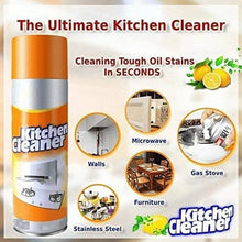 Multipurpose Bubble Foam Cleaner Kitchen Cleaner Spray Oil & Grease Stain Remover Chimney Cleaner Spray Bubble Cleaner All Purpose Foam Degreaser Spray (500 Ml)