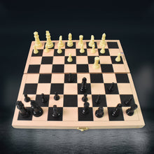 Folding Wooden Chess Board Set (30 �� 30 Cm / 1