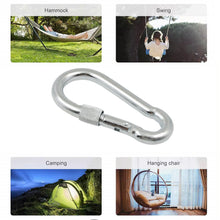 Snap Hook With Screw-Stainless Steel Snap Hook Clip Heavy Duty, Carabiner Clip (10��100 MM / 1