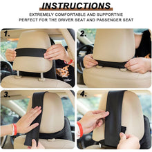 Car Neck Pillow Car Neck Headrest Pillow Memory Foam Car Accessories Cushion Car Seat Head Support Neck Protector Car Seat Neck Pillow,��for Driving (1 Pc / Mix Co