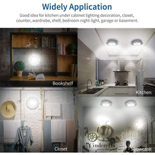 LED Light Under Closet Battery Powered Closet Wall Lamp with Remote Control Bedroom Kitchen Set of 3 LED Lights And 1 Remote Control (Battery Not Included)