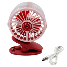 Portable Clip-on Fan, Battery Operated, With Light & Spray, Small Yet Powerful USB Table Fan, 3-Speed Quiet Rechargeable Mini Desk Fan, 360�� Rotation, Personal Cooling Fan for Home, Office, Cam