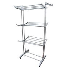 Premium Heavy Duty Stainless Steel 3 Layer Foldable Cloth Drying Stand (1 Set / With Color Box)