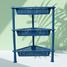 3-tier plastic rack shelf