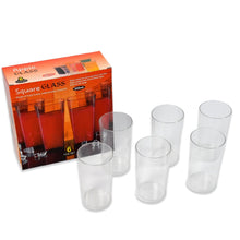 Clear plastic water glass