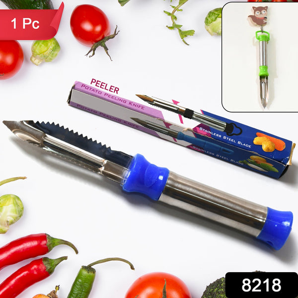 2in1 Multi-Purpose Stainless Steel Peeler With Hanging Ring For Vegetables, Potato Peeler, Carrot, grated, Suitable for Peeling and shredding Fruit and Vegetables Kitchen Accessories, Piller (1 pc)ï¿