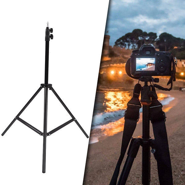 Professional tripod with a multipurpose head for DSLR cameras