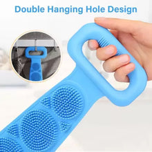 Deep cleaning silicone body scrubber