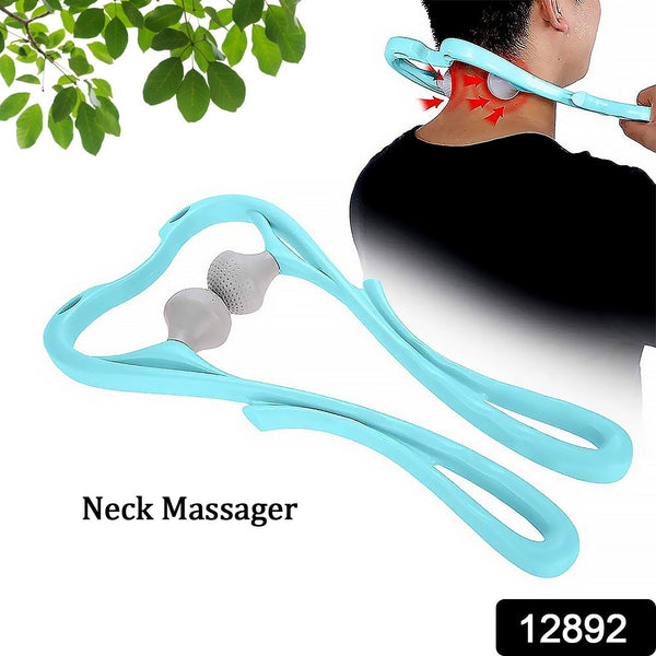 Neck Shoulder Massager, 33��18 cm Portable Relieving the Back for Men Relieving the Waist Women (1