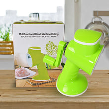 6 in 1 Multi functional Vegetable Cutter & Slicer Hand Machine Cutting, Slice, Cut Thick, Cut Silk All in one ���Vegetable Chopper Cutter & Slicing Cutter Barrel - Vegetable Grater with 6 Removable