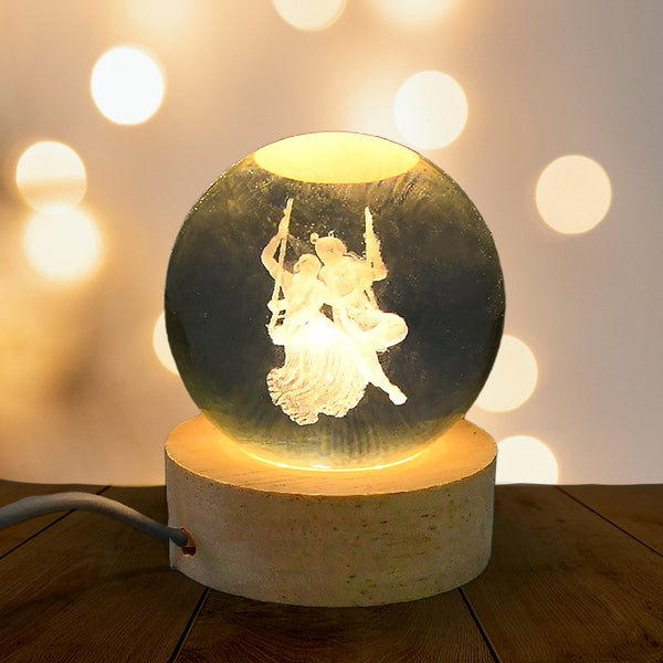 3D Crystal Ball lamps for Bedroom 3D Lamps for Home Decoration 3D Crystal Ball Night Light Gifts for Women Gifts for Men Room Decor Items for Bedroom for Friend and Family��(1