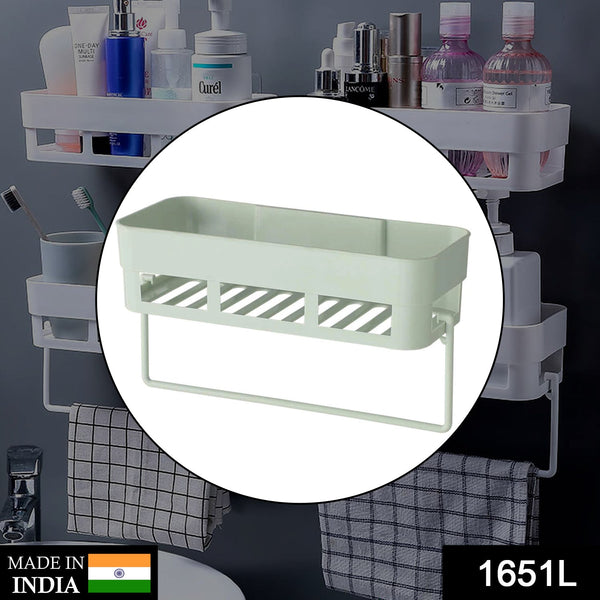 Wall holder storage rack, suitable for kitchen and bathroom.