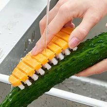 Vegetable Scrubbing Brush, Vegetable Scrubber Non��������Toxic Fruit Brush Carrot Shape Vegetable Brush for Pota