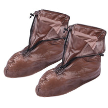 Plastic Shoes Cover Reusable Anti-Slip Boots Zippered Overshoes Covers Transparent Waterproof Snow Rain Boots for Kids / Adult Shoes, for Rainy Season (1 Pair / Small Size)