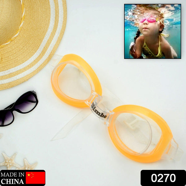 Cute Design Adjustable Swimming Goggles Summer Season Pool Party Swim Sunglasses For Kids Boys, Clear Vision Anti-Fog Waterproof (1 Pc )