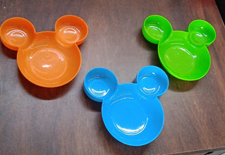 Mickey Mouse Shape Plates for Kids, BPA Free, & Unbreakable Children���s Food Plate, Kids Bowl, Fruit Plate, Baby Cartoon Bowl Plate, Tableware