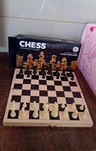 Folding Wooden Chess Board Set (30 �� 30 Cm / 1