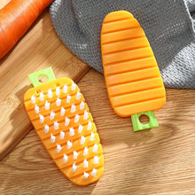 Vegetable Scrubbing Brush, Vegetable Scrubber Non��������Toxic Fruit Brush Carrot Shape Vegetable Brush for Pota