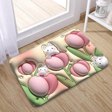 Stone bath mat with anti-mould feature