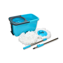 Plastic spin mop with big bucket