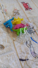 Set of dinosaur erasers for children���s school su