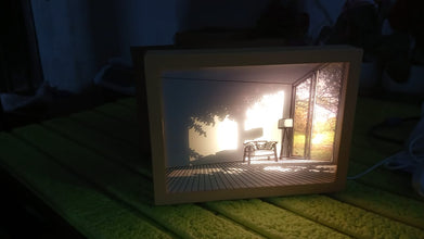 LED NightPainting Decoration Picture Frame Light (1 Pc / 20��15