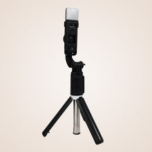 Portable Bluetooth selfie stick with adjustable tripod stand