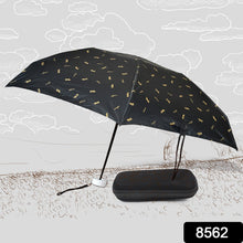 3-Fold Umbrella Summer Sun and Rain Protection��Foldable Cute Umbrella��|| UV Protection Rain Sun Umbrella || Travel Accessories || Umbrella for Children, Girls, and Boys (1 Pc / With Zip