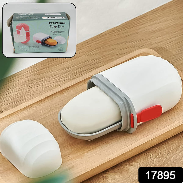 Stylish and Practical Soap Holder for Travel�� Soap Box With Secure Seal and Non Leak Design Stylish Soap Box for Home, Bathroom, Hiking, Travel, Camping��Capsule Soap Bo