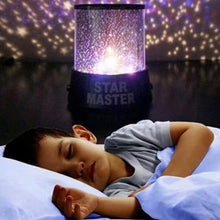 LED Projector Night Light Amazing Lamp, 3 Battery operated lamps, Rotation With the music Function, Master for Kids Bedroom Home Decoration Night��Romantic Gift (Battery Not Included / 1